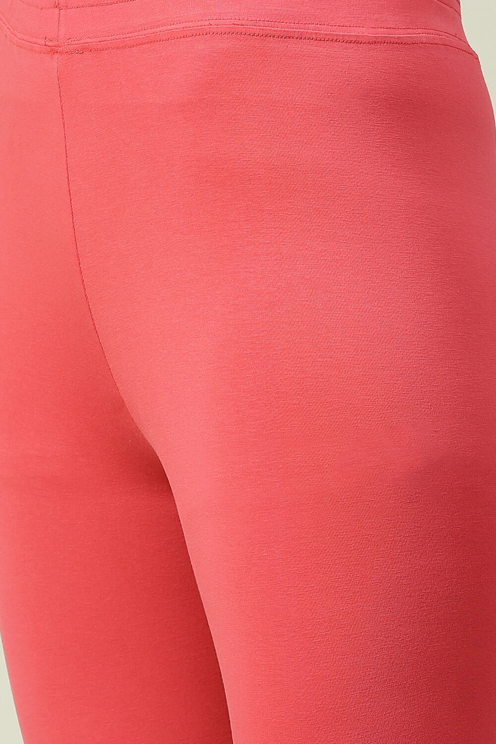 Coral Viscose Flared Kurta Set image number 2