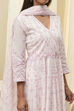 Pink Cotton Anarkali Suit Set image number 1