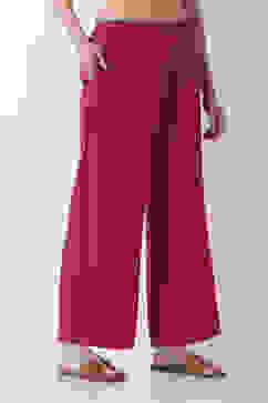 Fuschia Rayon Palazzo image number 3