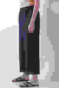 Blue Cotton Straight Palazzos image number 2