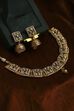 Green Alloy Necklace Set