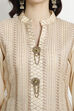 Neutral Georgette Easy Stitch Suit Set image number 1
