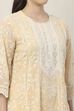Beige Cotton Kalidar Suit Set image number 1