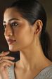 Gold Textured Earrings image number 3