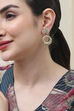 Gold Stone Earrings image number 1