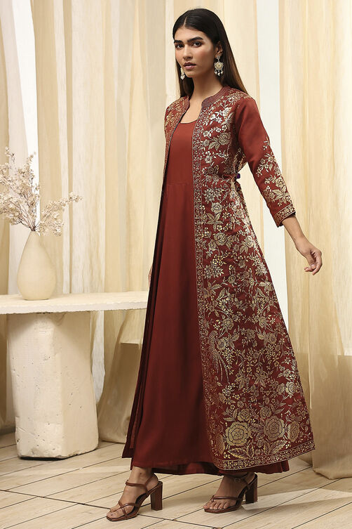 Cherry Polyester  Dress image number 3