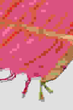 Red Art Silk Yarndyed Dupatta image number 1