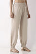 Light Beige Cotton Salwar Pants image number 3