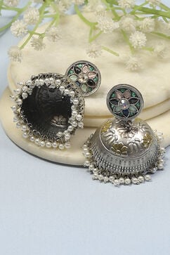 Multi Brass Jhumka image number 0