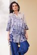 Black Viscose Rayon Straight Kurta image number 6