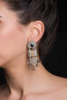 Metallic Silver Stud Earrings image number 1