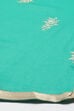 Turquoise Art Silk Straight Kurta Churidar Suit Set image number 3