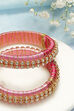 Pink Kids Bangles image number 1