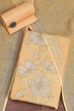 Yellow Linen Unstitched Suit Set image number 0