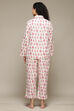 Navy Cotton Printed 2 Piece Sleepwear Set image number 4