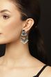 Black Oxidised Earrings image number 1