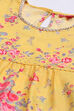 Yellow Art Silk Straight Printed Kurta Set image number 1