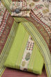 Maroon Cotton Handloom Unstitched Suit Set image number 0