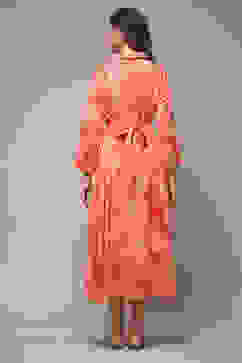 Coral LIVA Straight Printed Dress image number 2