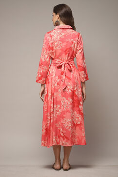 Coral LIVA Straight Printed Dress image number 2