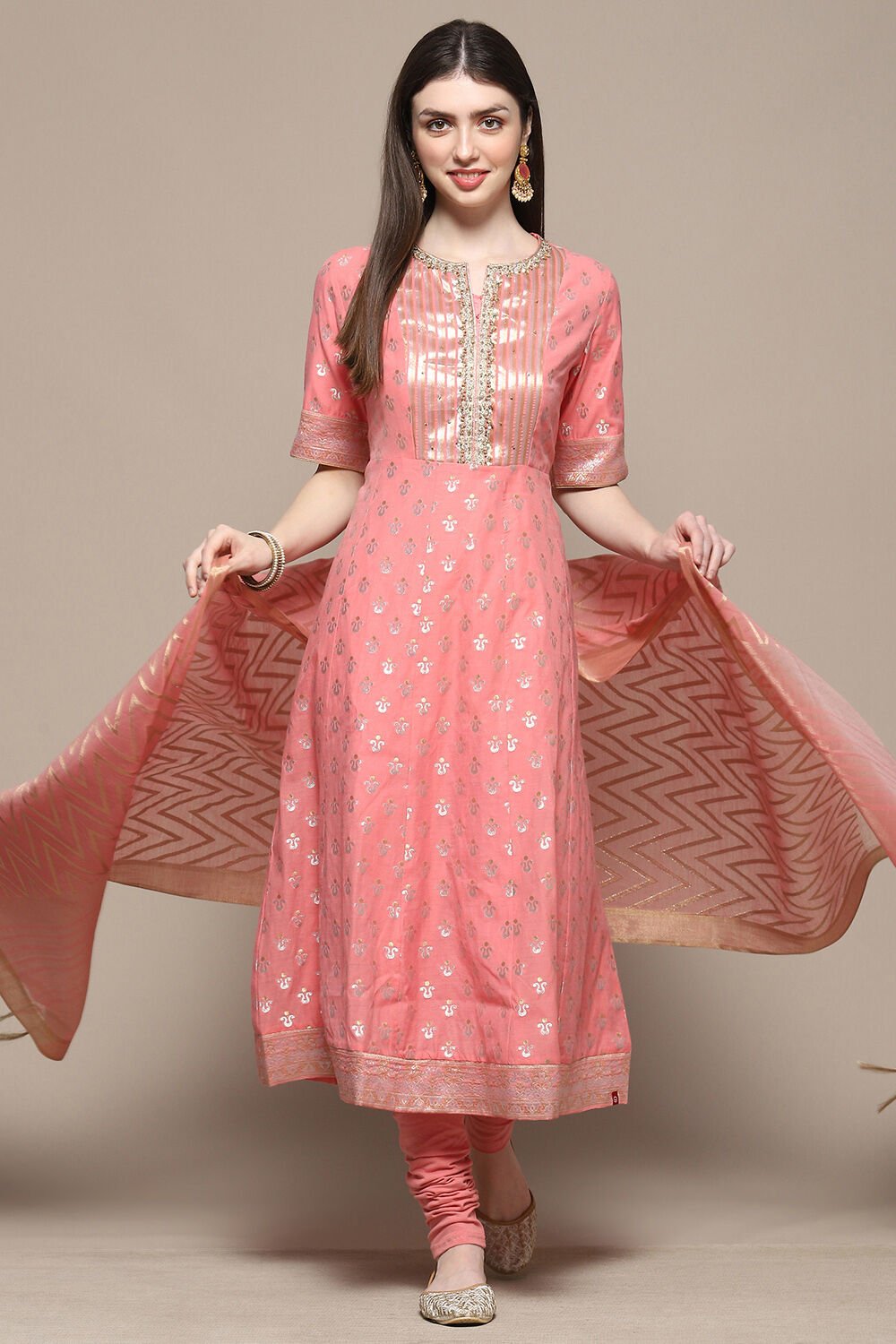 Biba pink suit set new arrivals