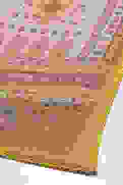 Yellow Silk Blend Straight Kurta Slim Pant Suit Set image number 3