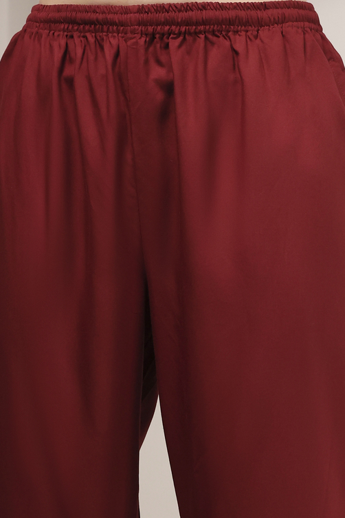 Blue Printed Straight Kurta image number 2