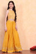 Yellow Polyester Set image number 6