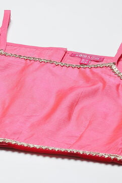 Pink Art Silk Lehenga Set image number 1