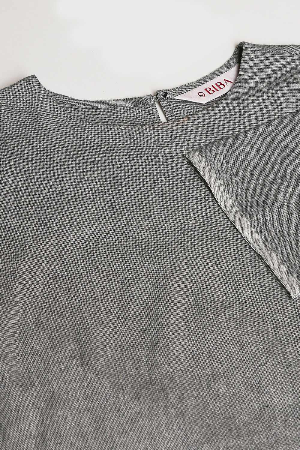 Navy Cotton Straight Kurta Palazzo Suit Set image number 1