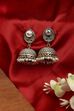 Dark Pink Brass Jhumka image number 2