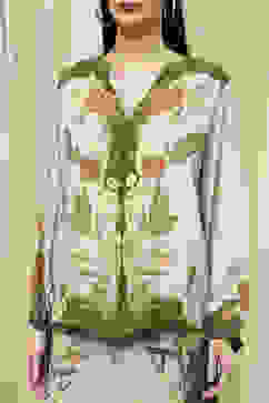 Green Floral Printed Co-ord Set image number 1