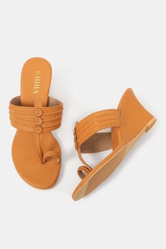 Tan Casual Wedges image number 3