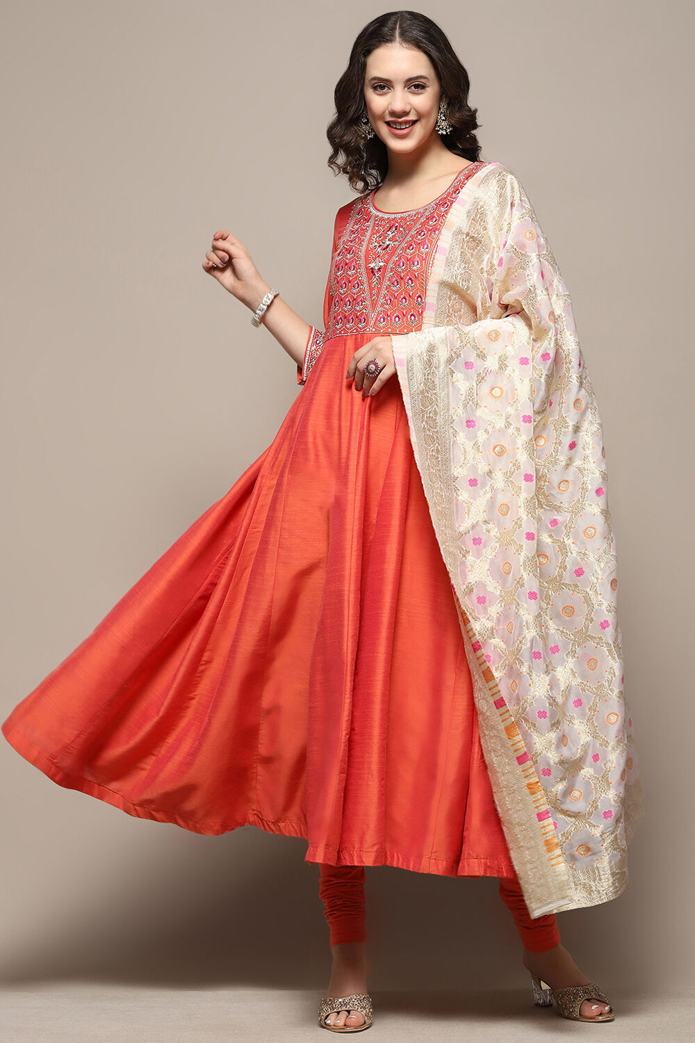 Biba party wear anarkali suits new arrivals
