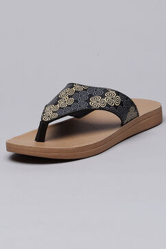 Black Pu Formal Flats image number 1