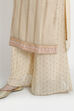Neutral Georgette Easy Stitch Suit Set image number 4