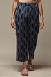 Blue Indigo Cotton Yarndyed Relaxed Pant image number 5