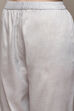 Grey Chanderi Blend Machine Embroidered Unstitched Suit Set image number 3