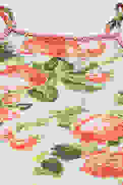 Turquoise Cotton A-Line Kurta Sharara Suit Set image number 1