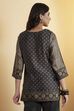 Blue Viscose Blend Straight Kurta image number 4