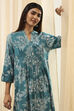 Coral LIVA Straight Printed Kurta image number 1