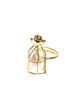 Golden Ring With Pearl image number 1