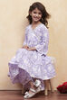 Lilac Cotton Garara Set