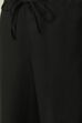 Black Solid Straight Kurta Regular Pant Suit Set image number 2