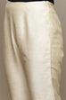 Beige Viscose Narrow Pant image number 1