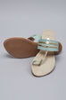 Mint Green Kohlapuri Sandal image number 4