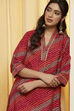 Purple Poly Viscose Straight Kurta image number 1