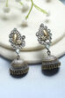 Mint Green Brass Jhumka image number 0
