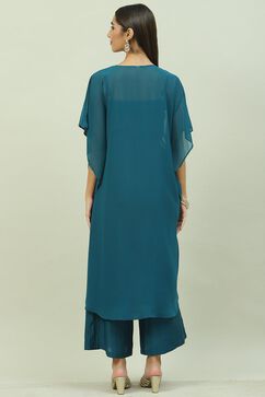 Teal LIVA Straight 2 Piece Set image number 4