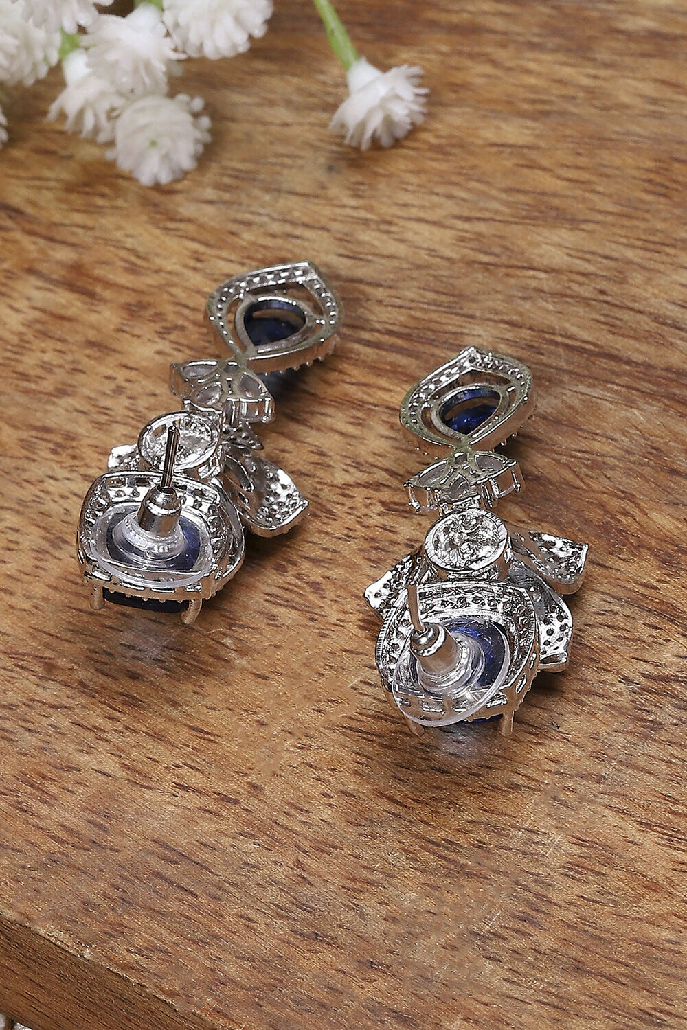 Navy Alloy Drop & Danglers image number 2